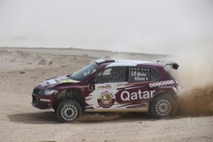 Nasser Saleh Al-Attiyah and Matthieu Baumel hold a 10.4 second lead after day one in Qatar_ - Copy