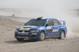 Qatar's Khaled Al-Mohannadi and Indian navigator Musa Sherif are second in the National Rally_ - Copy